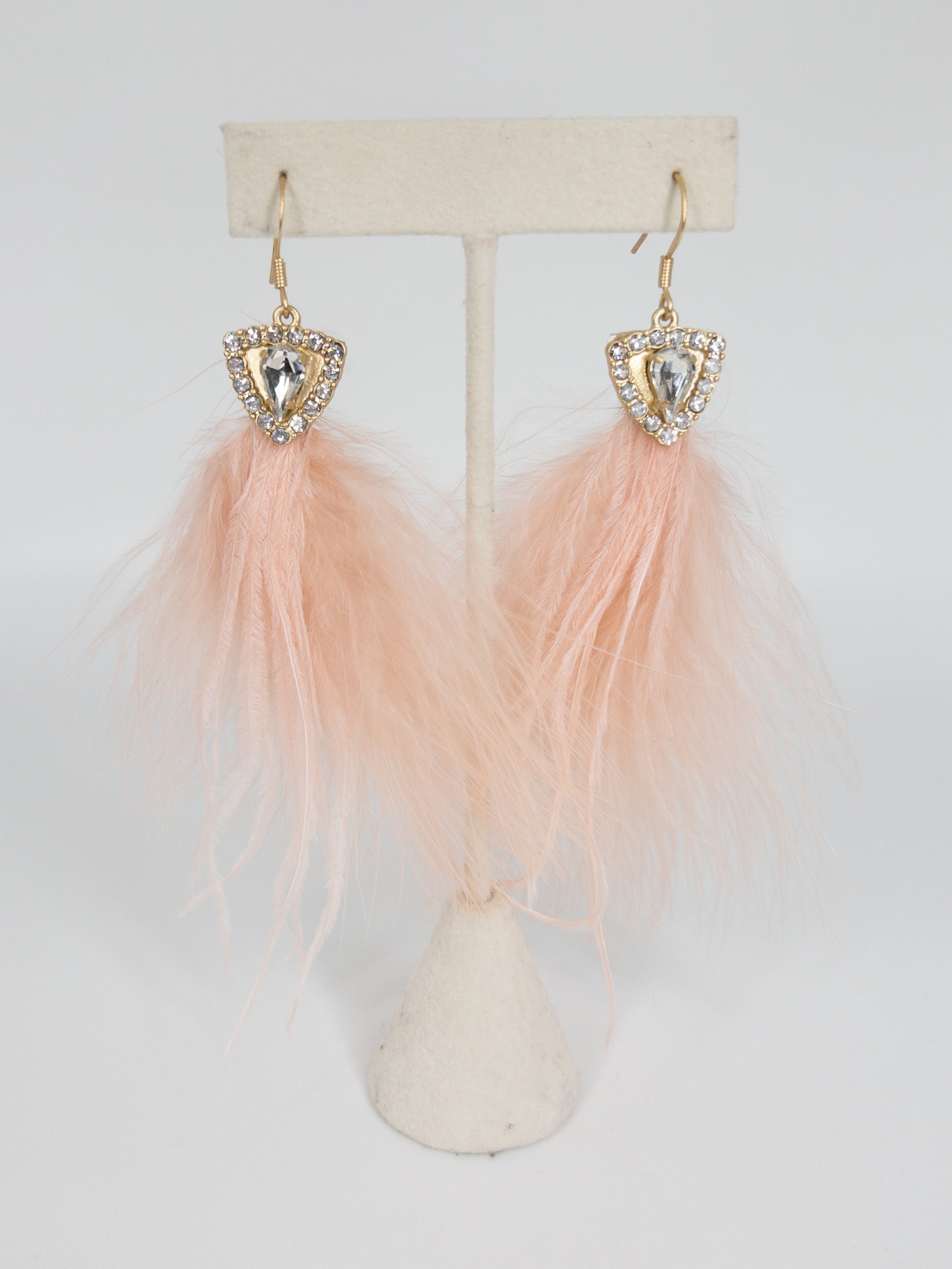 FEATHERED BARBIE DANGLES