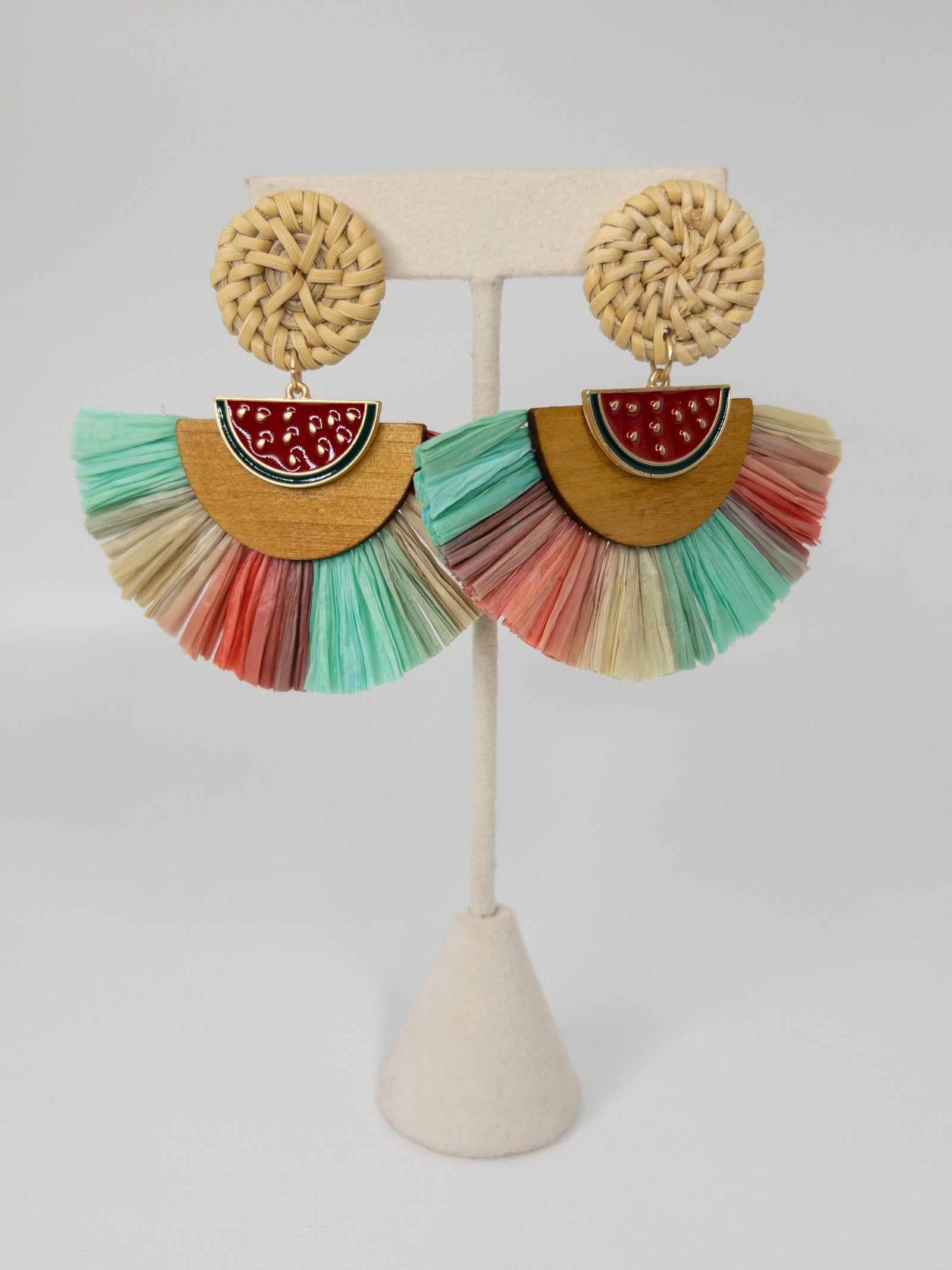 WATERMELON FAN DANGLES