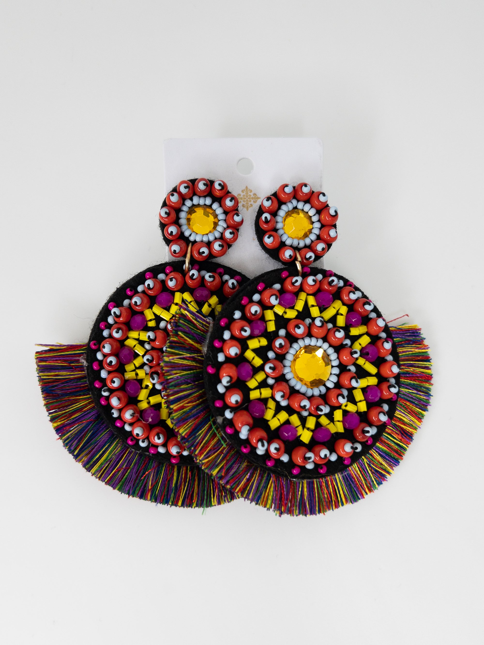 POST BEAD MULTI FAN DANGLES