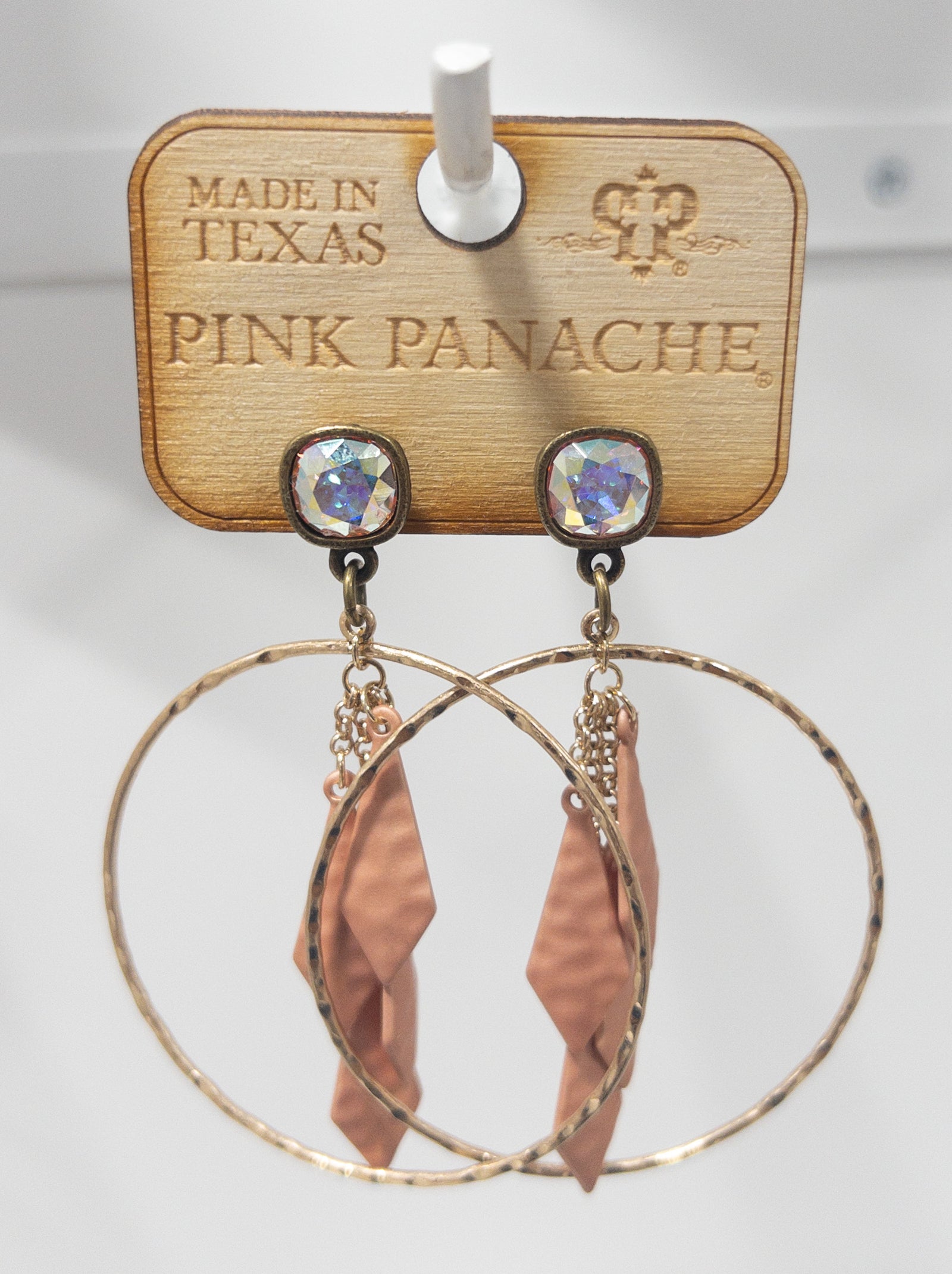 203 PINK DETAIL HOOP