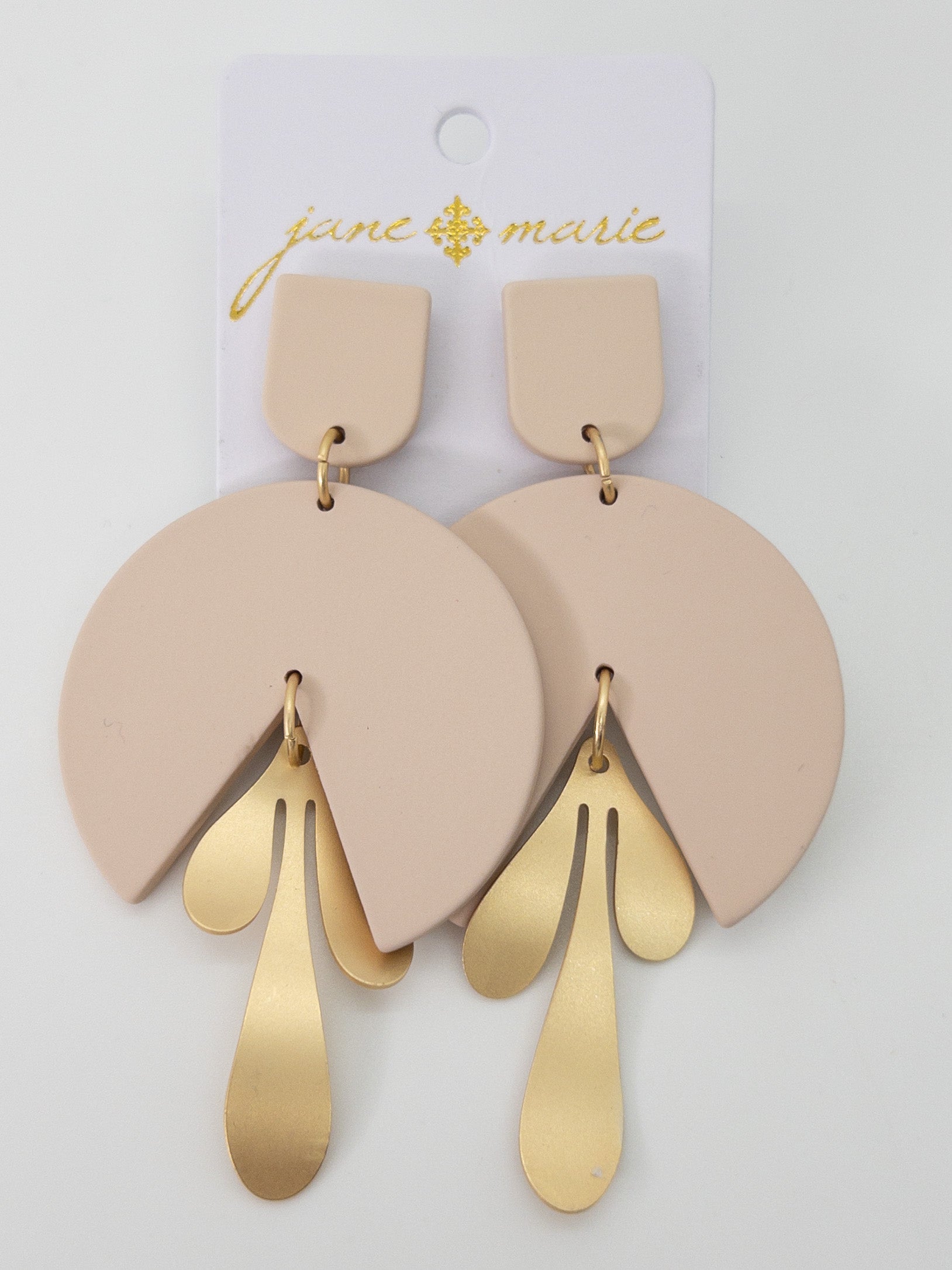 TAN DROP DANGLES