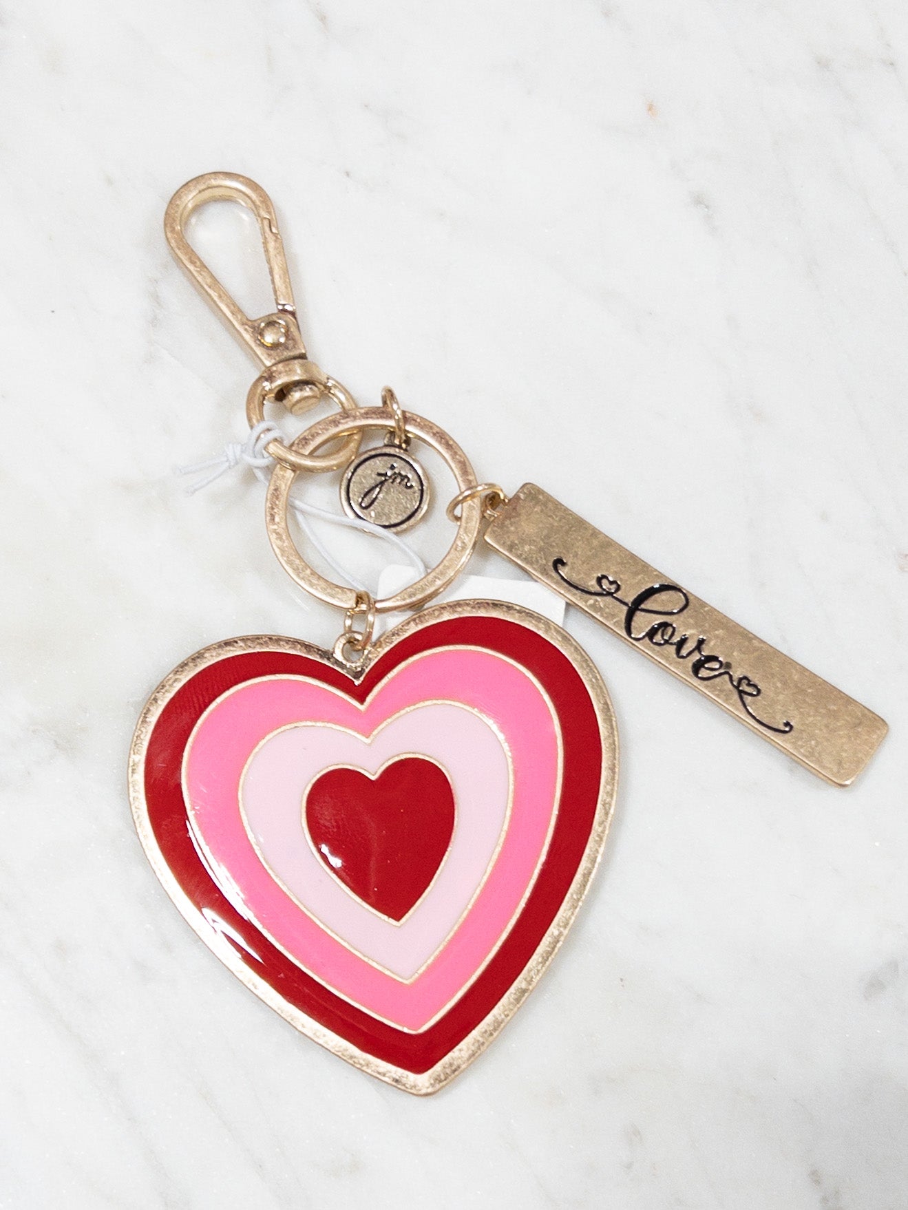 JANE MARIE HEART LOVE KEYCHAIN