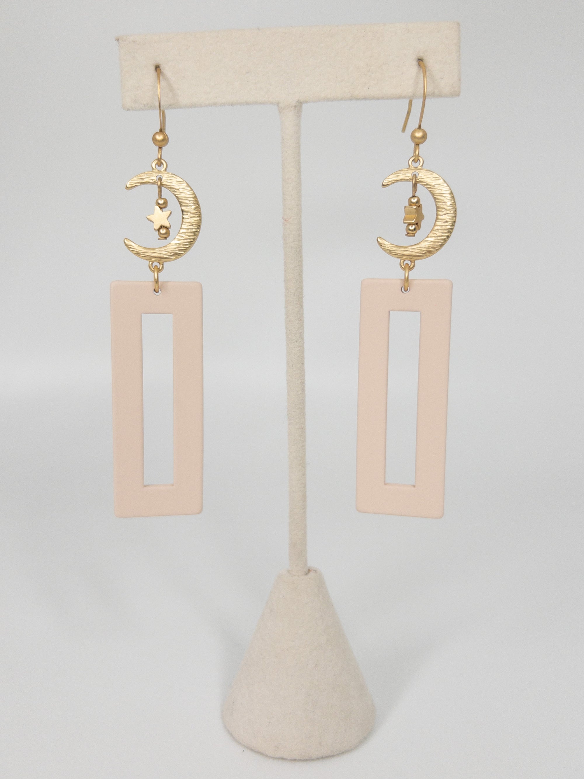 MOON CLAY EARRINGS