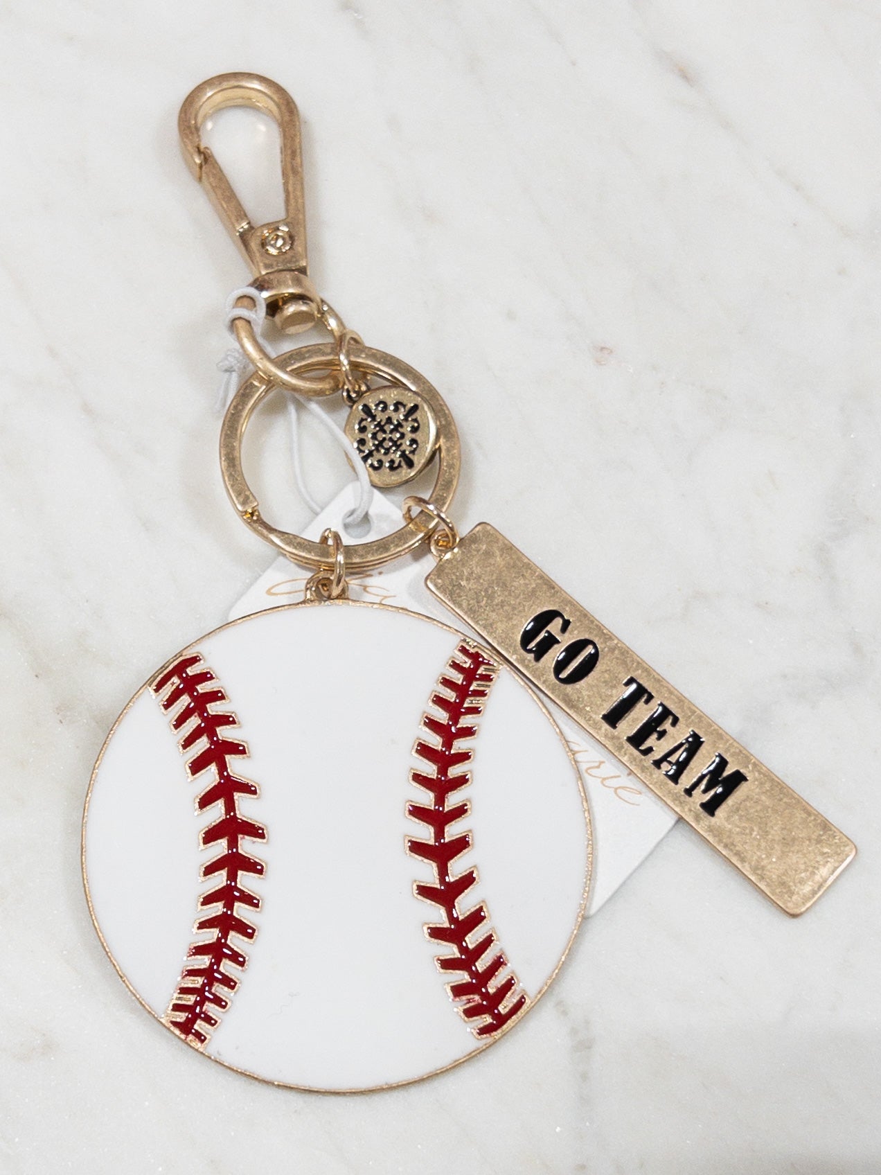 JANE MARIE KEYCHAIN BASEBALL