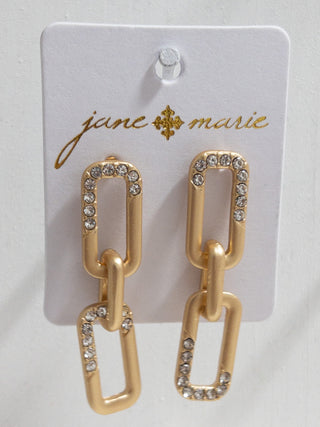 JANE MARIE RHINESTONE LINK DROP