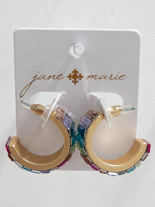 JANE MARIE RAINBOW HOOPS