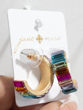 JANE MARIE RAINBOW HOOPS