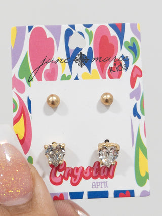 JANE MARIE KIDS! BIRTHSTONE STUD PACK