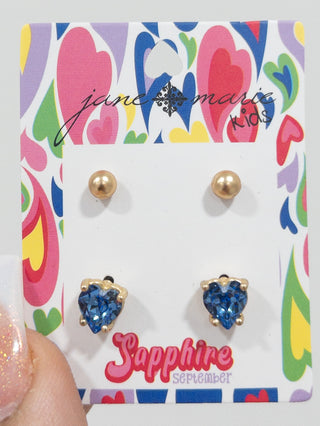 JANE MARIE KIDS! BIRTHSTONE STUD PACK