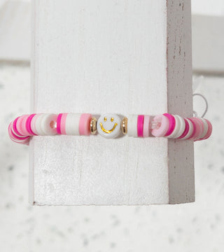JANE MARIE KIDS MULTI PINK RUBBER SMILEY