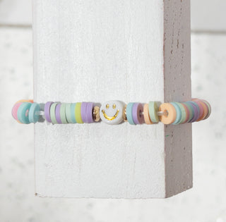 JANE MARIE KIDS MULTI RUBBER PASTEL SMILEY