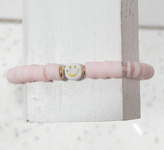 JANE MARIE KIDS BABY PINK RUBBER SMILEY