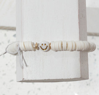 JANE MARIE KIDS WHITE RUBBER SMILEY