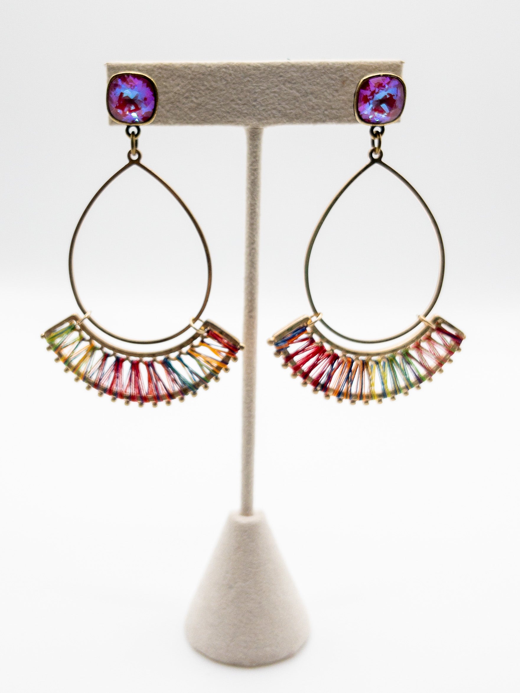 POP OF COLOR PINK PANACHE DANGLES