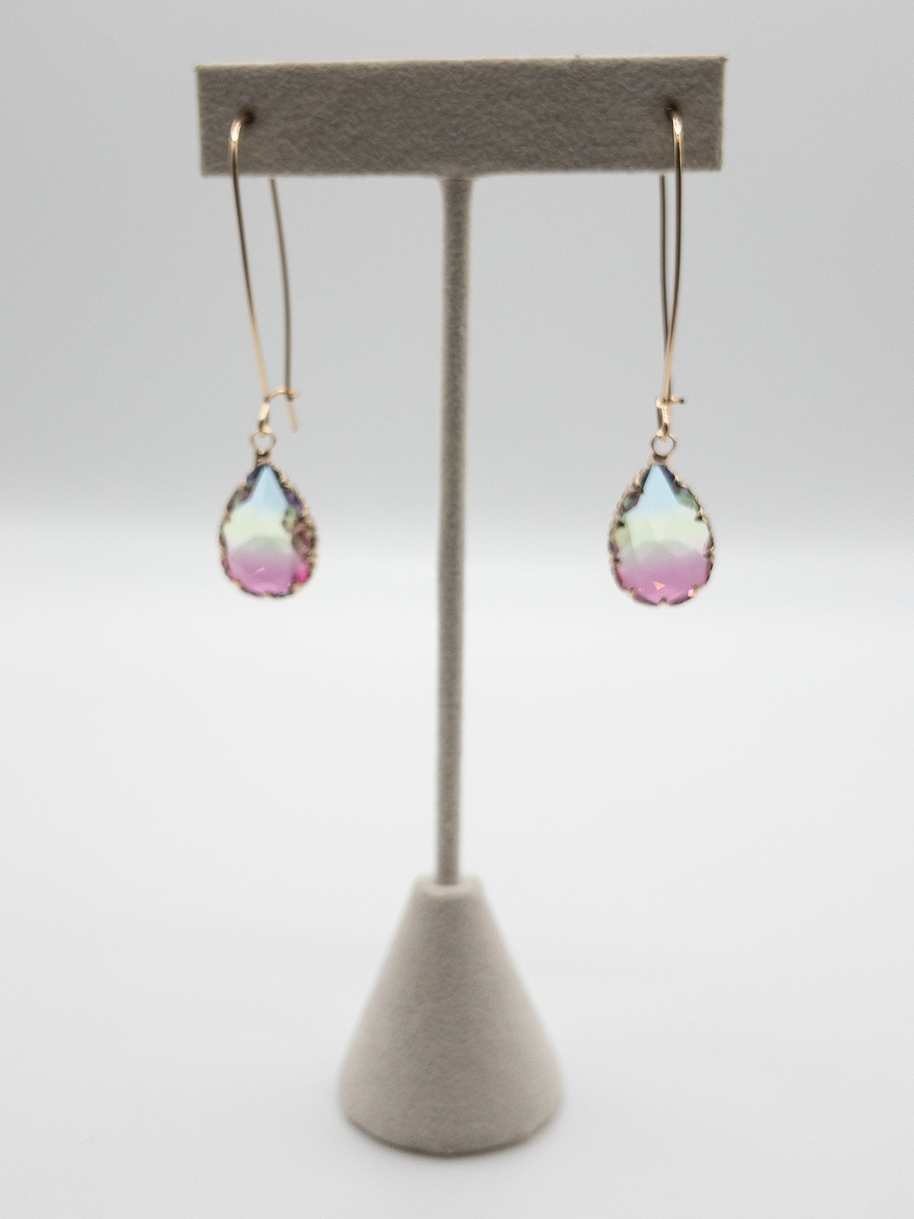 PINK PANACHE TRICOLOR OMBRE DANGLES