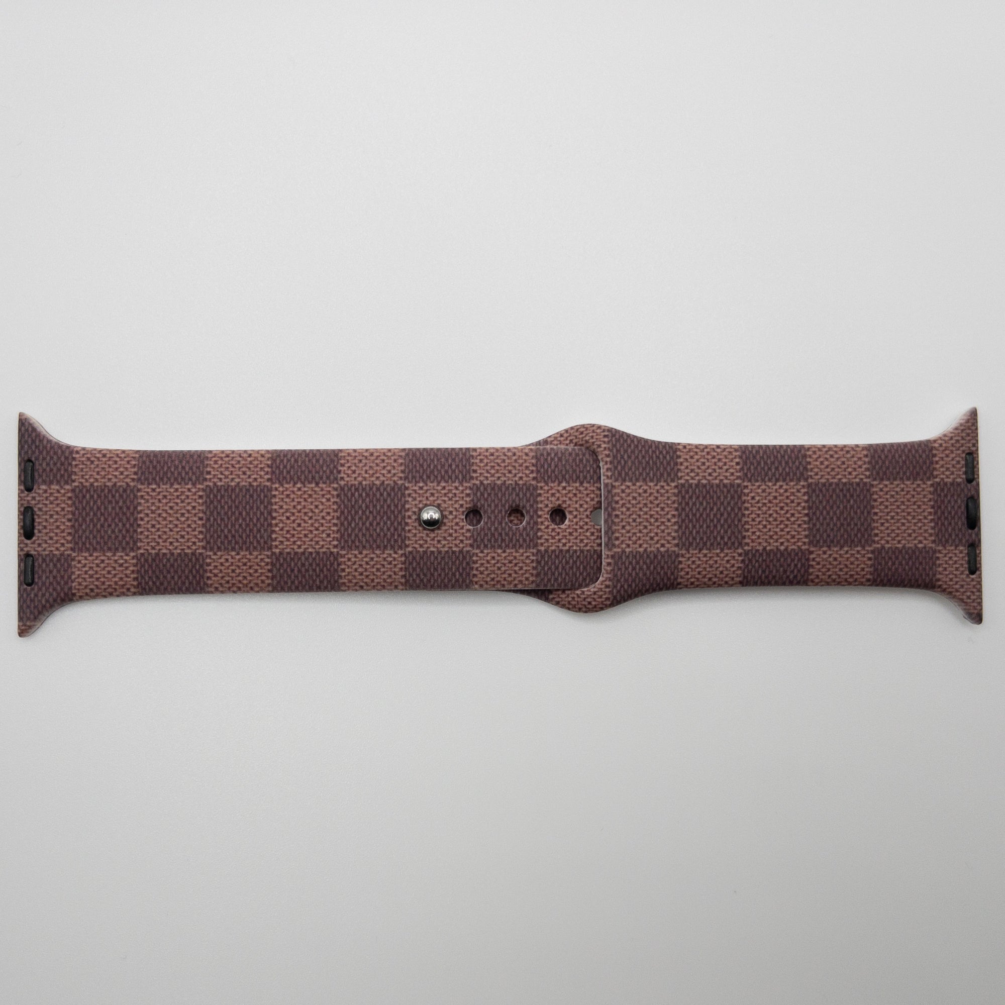 BROWN CHECKERED WATCHBANDS