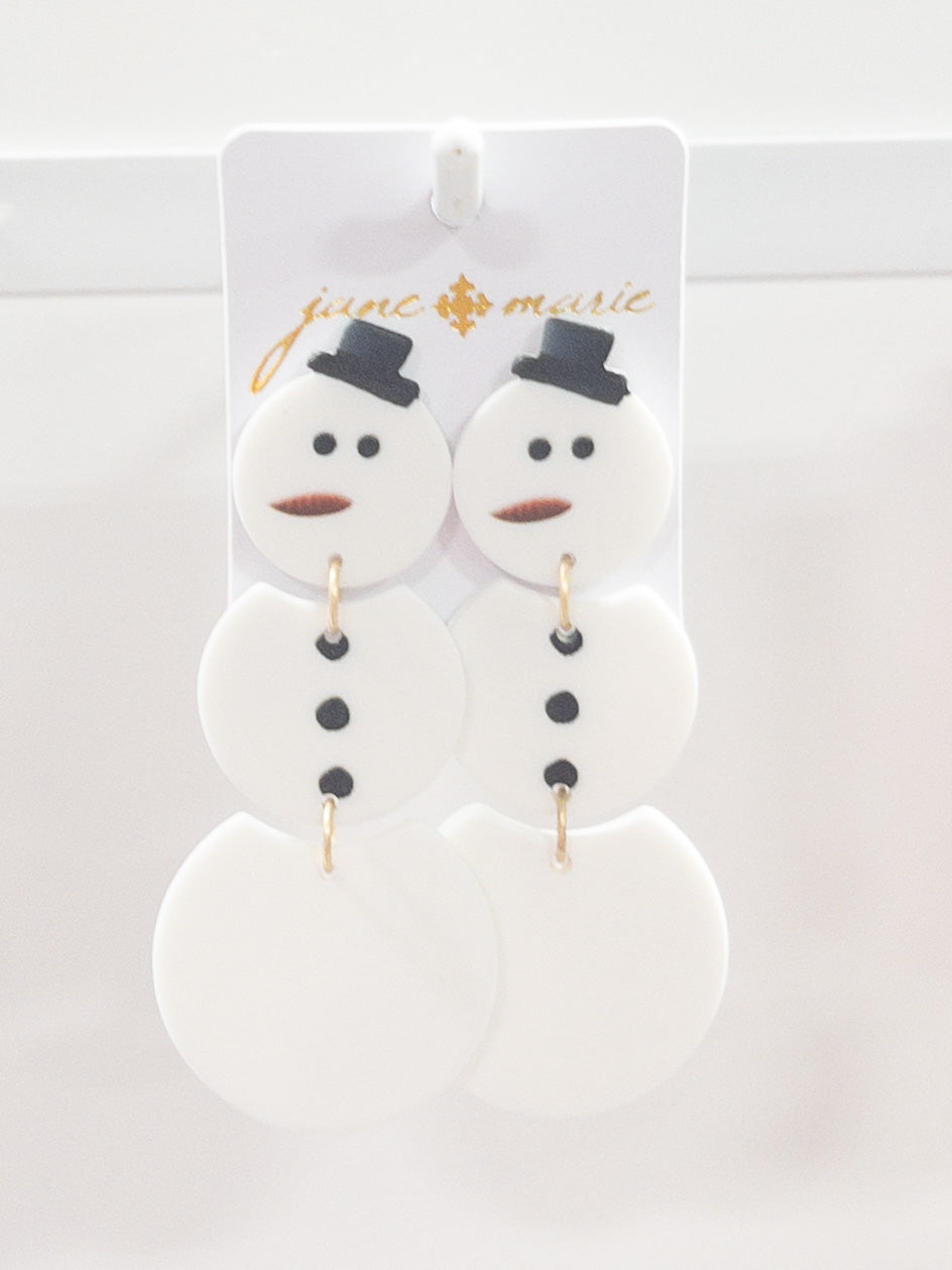 3 TIER DISC SNOWMAN JANE MARIE