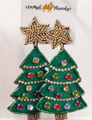 STAR POST CHRISTMAS TREE CAMEL THREADS