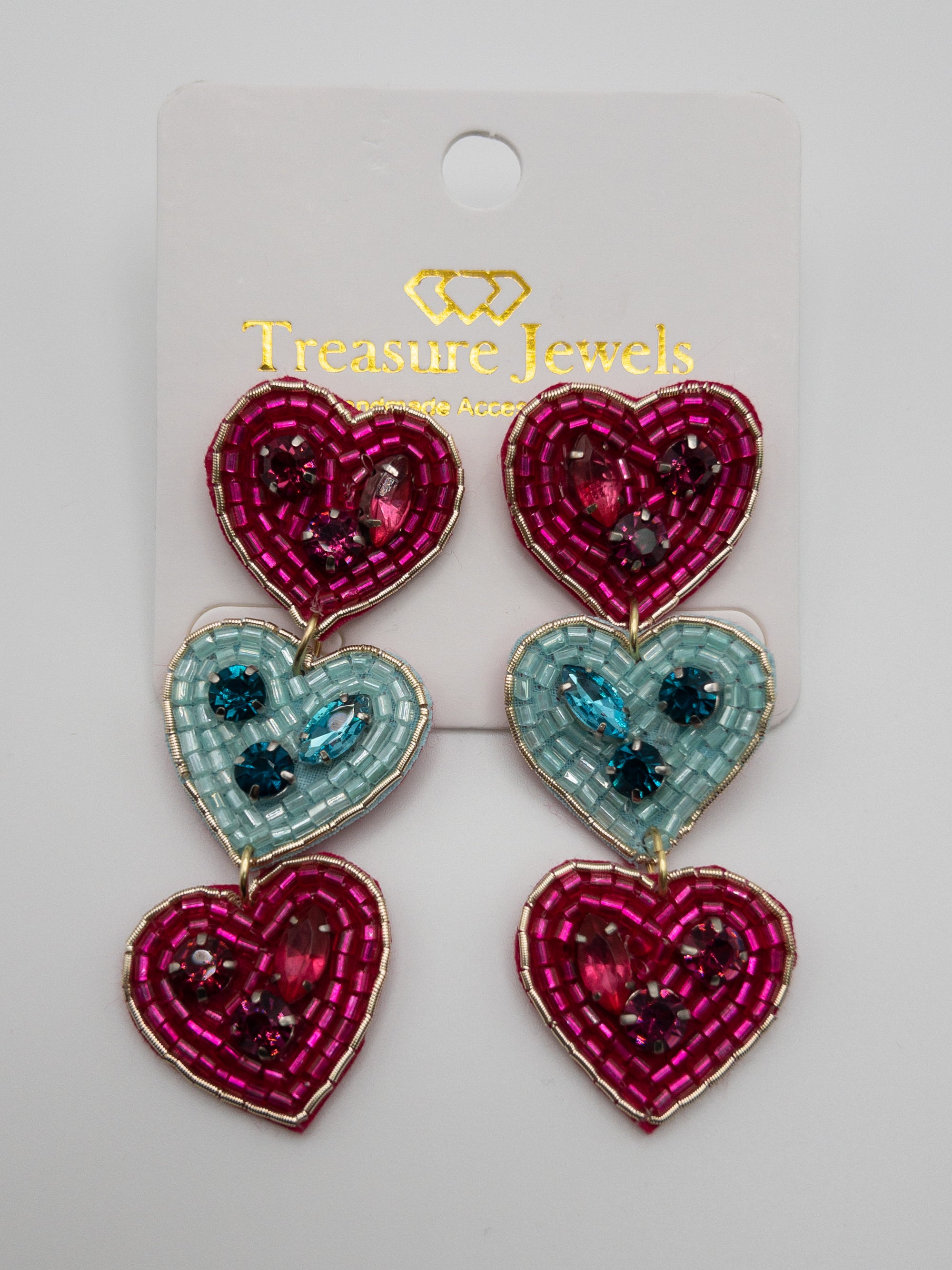 SWEET HEARTS TREASURE JEWEL EARRINGS