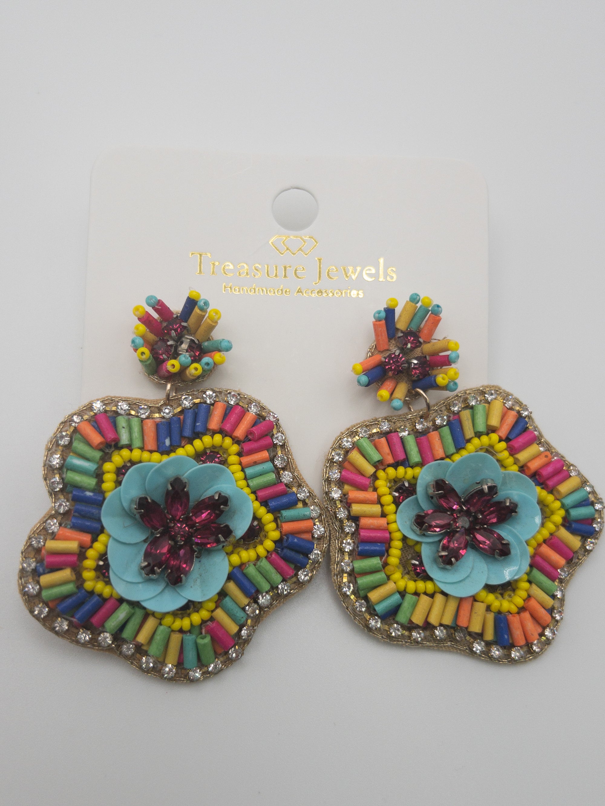 CAYENNE MULTI TREASURE JEWEL EARRINGS