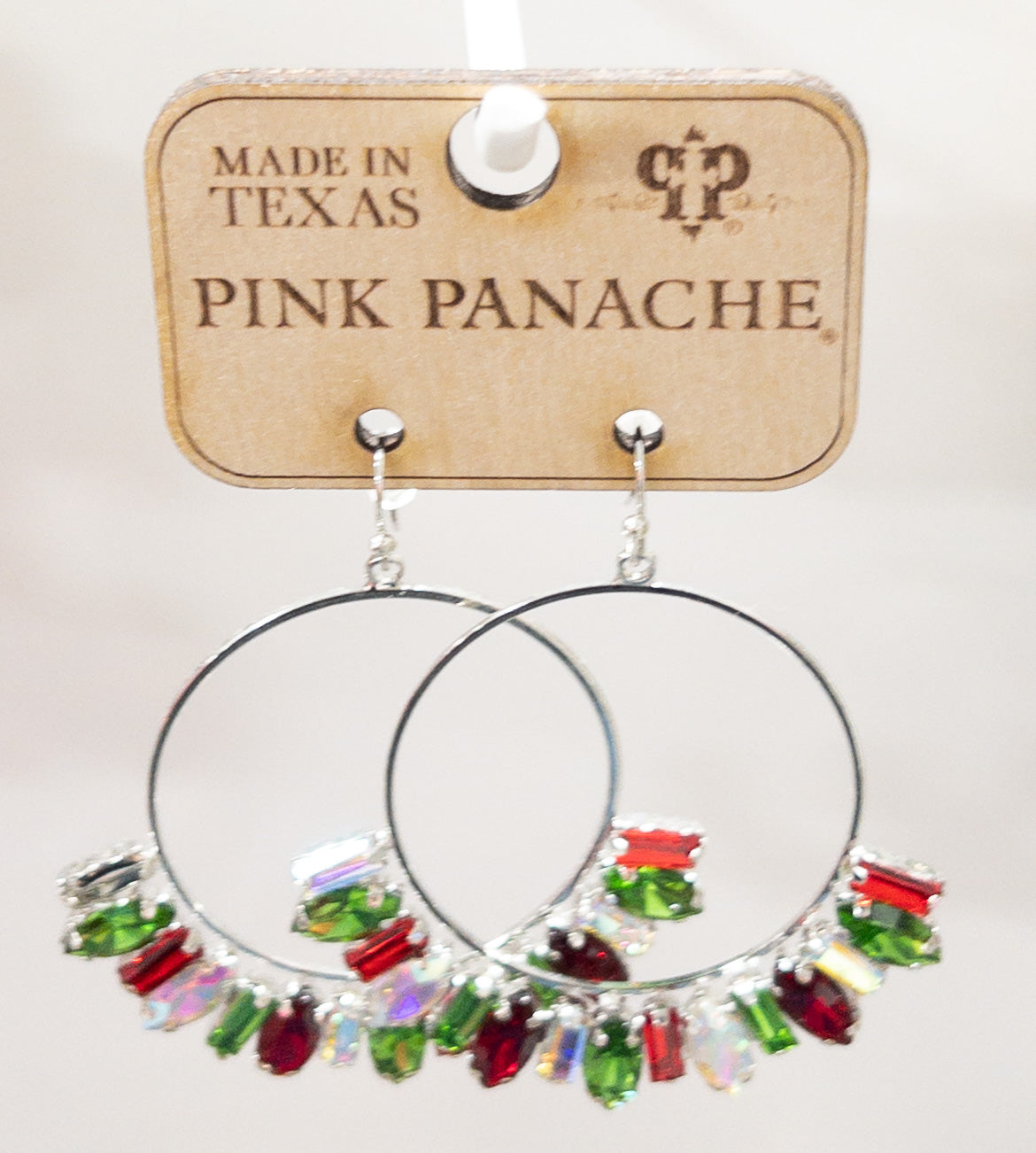 257 PP XMAS CIRCLE SILVER TRIM