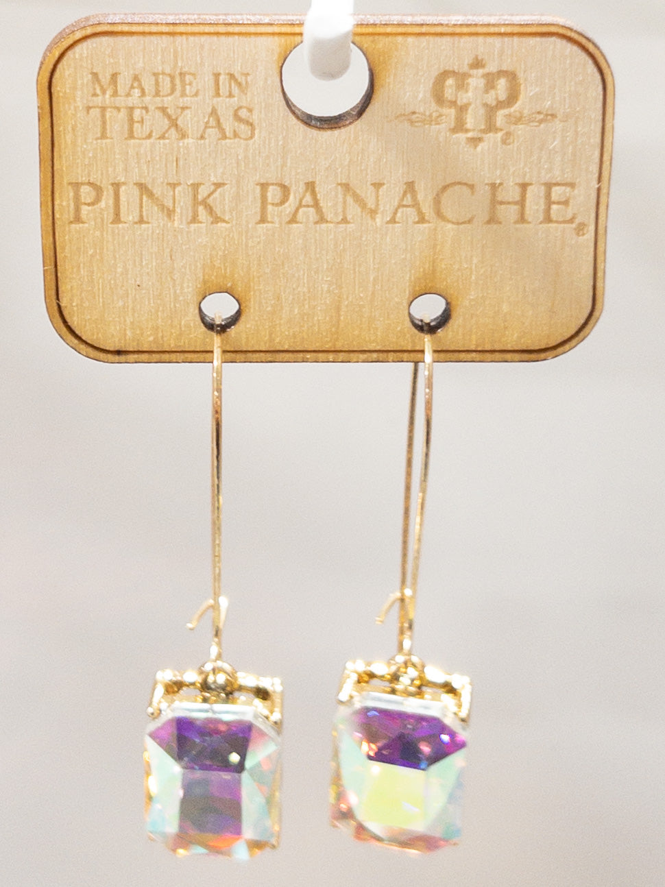 250 IRIDESC SQ. GOLD TRIM