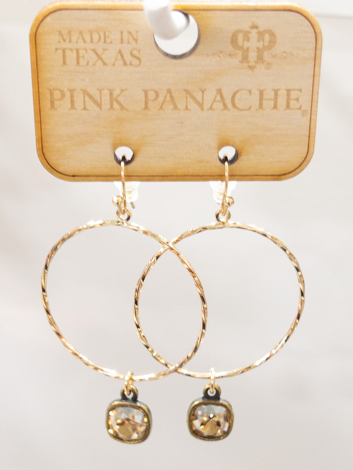 265 PP GOLDEN CIRCLE DANGLE