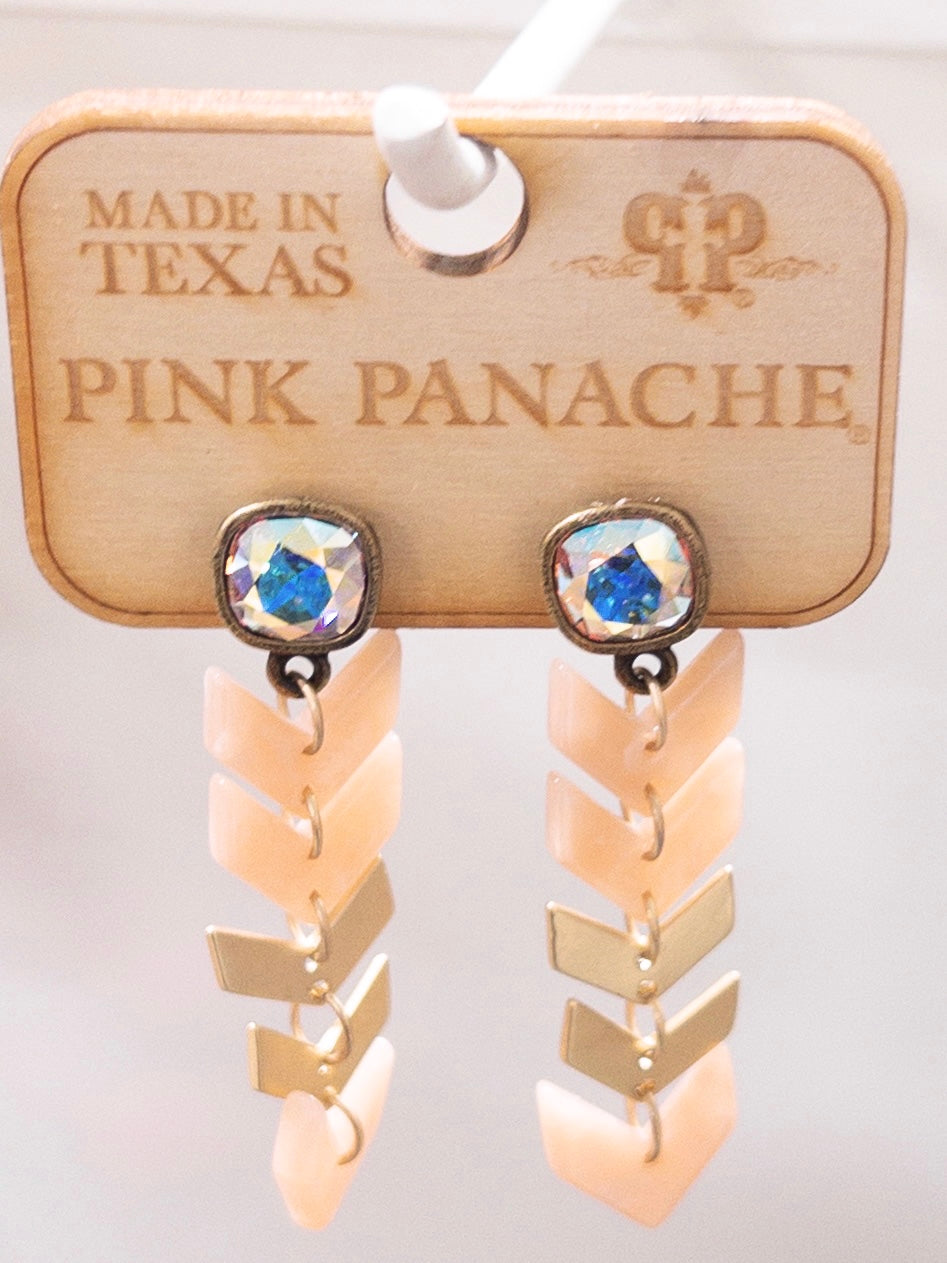 266 PP BABY PINK W GOLD ARROW