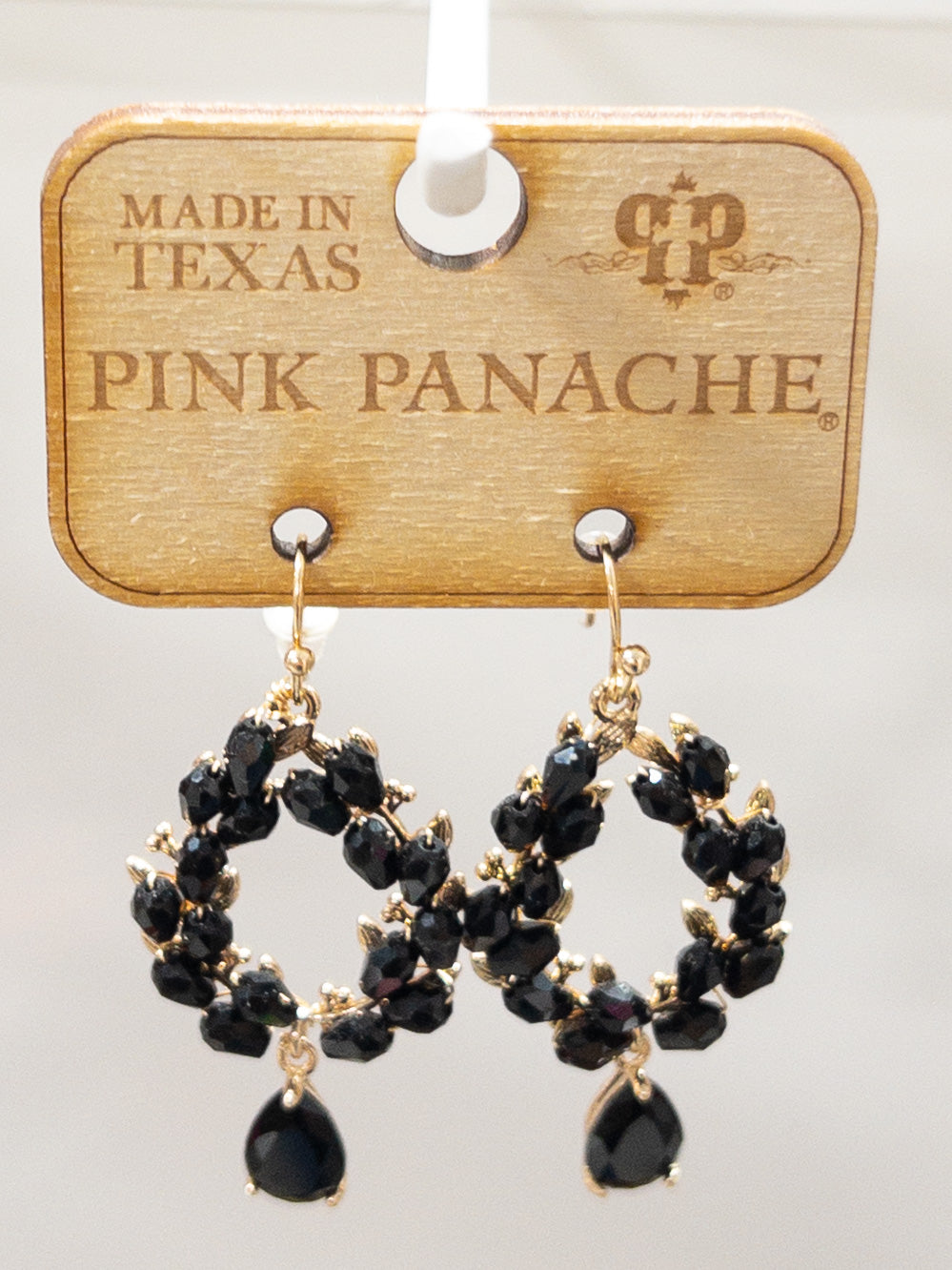 268 PP BLACK SHAPED TEARDROP