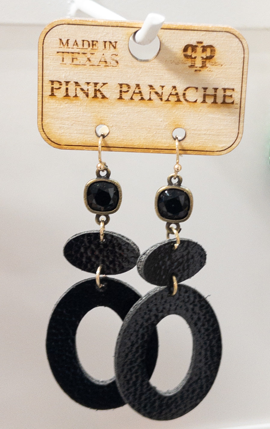 277 PP BLACK 2 TIER DANGLE