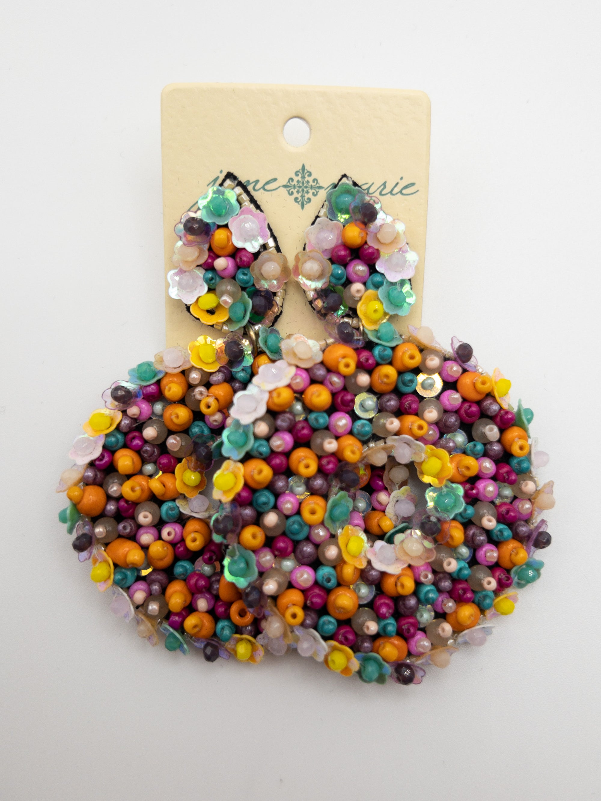 JANE MARIE MULTI BEADED DROP EARRINGS