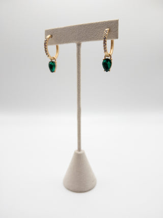 EMERALD GREEN JANE MARIE HUGGIES WITH RHINESTONES
