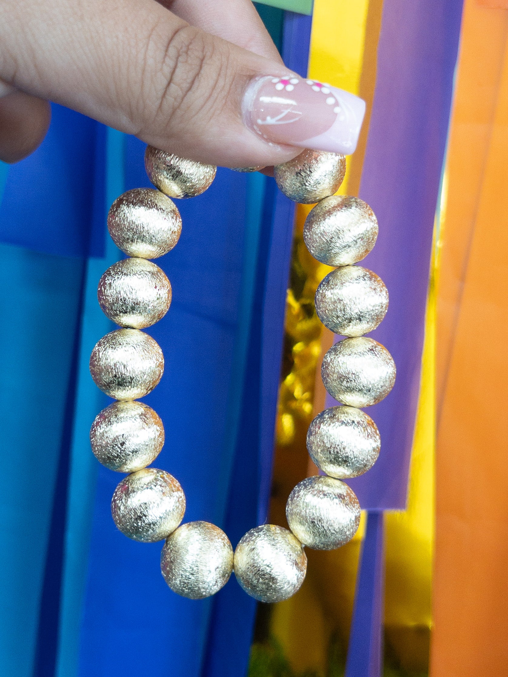 GOLD BEAD BRACELET