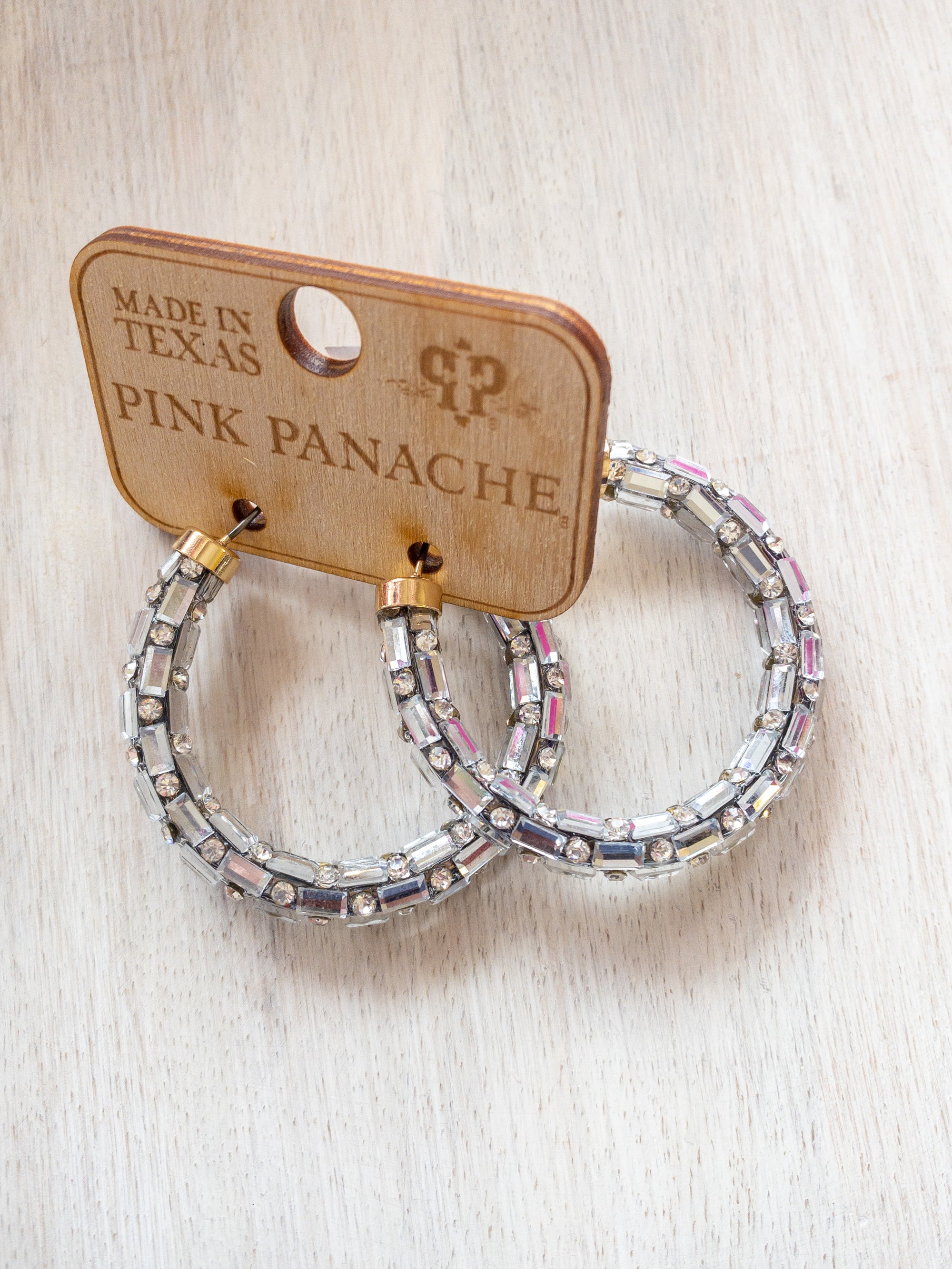 ERIN PINK PANACHE HOOPS