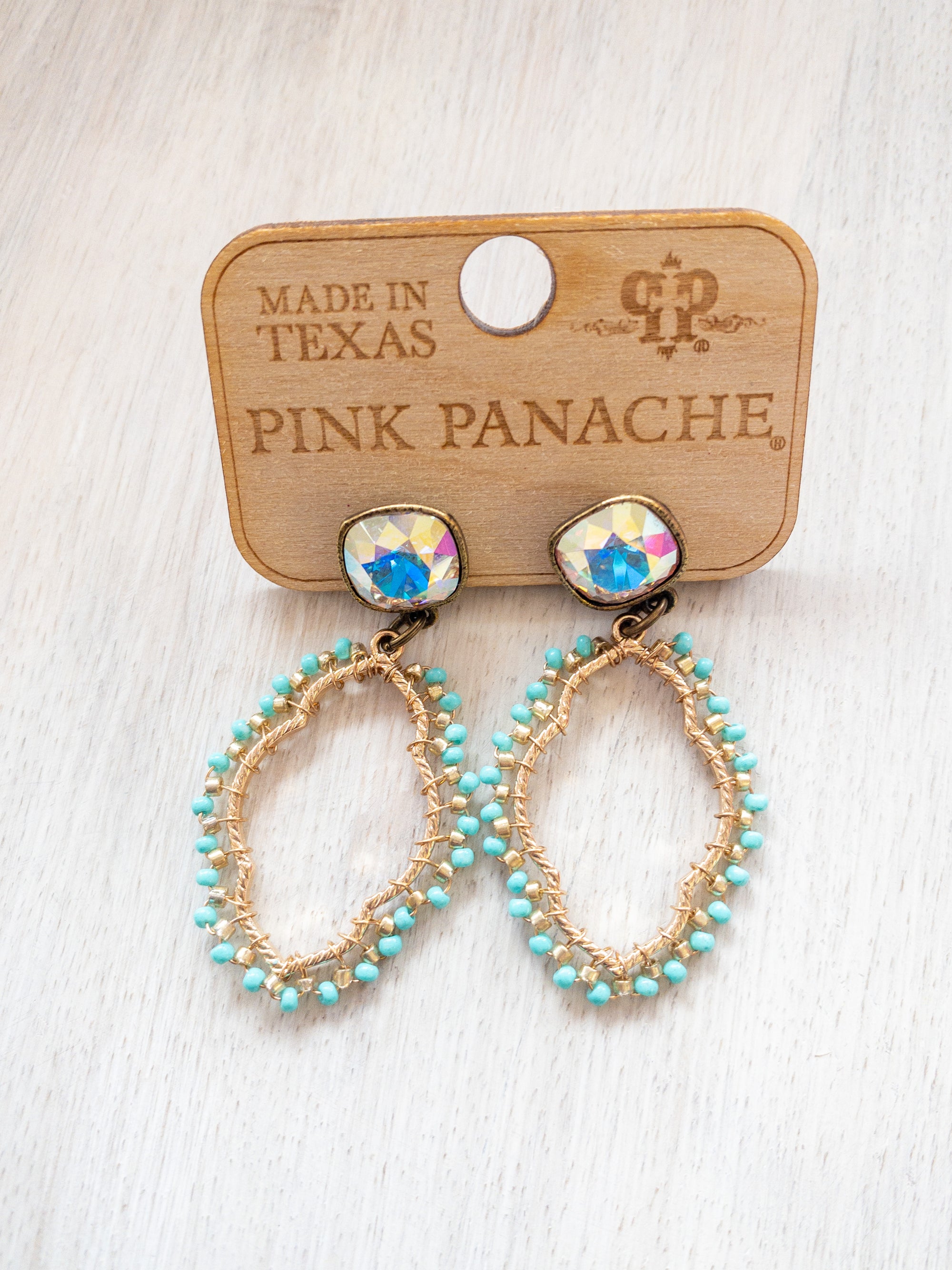 RACHEL PINK PANACHE EARRINGS