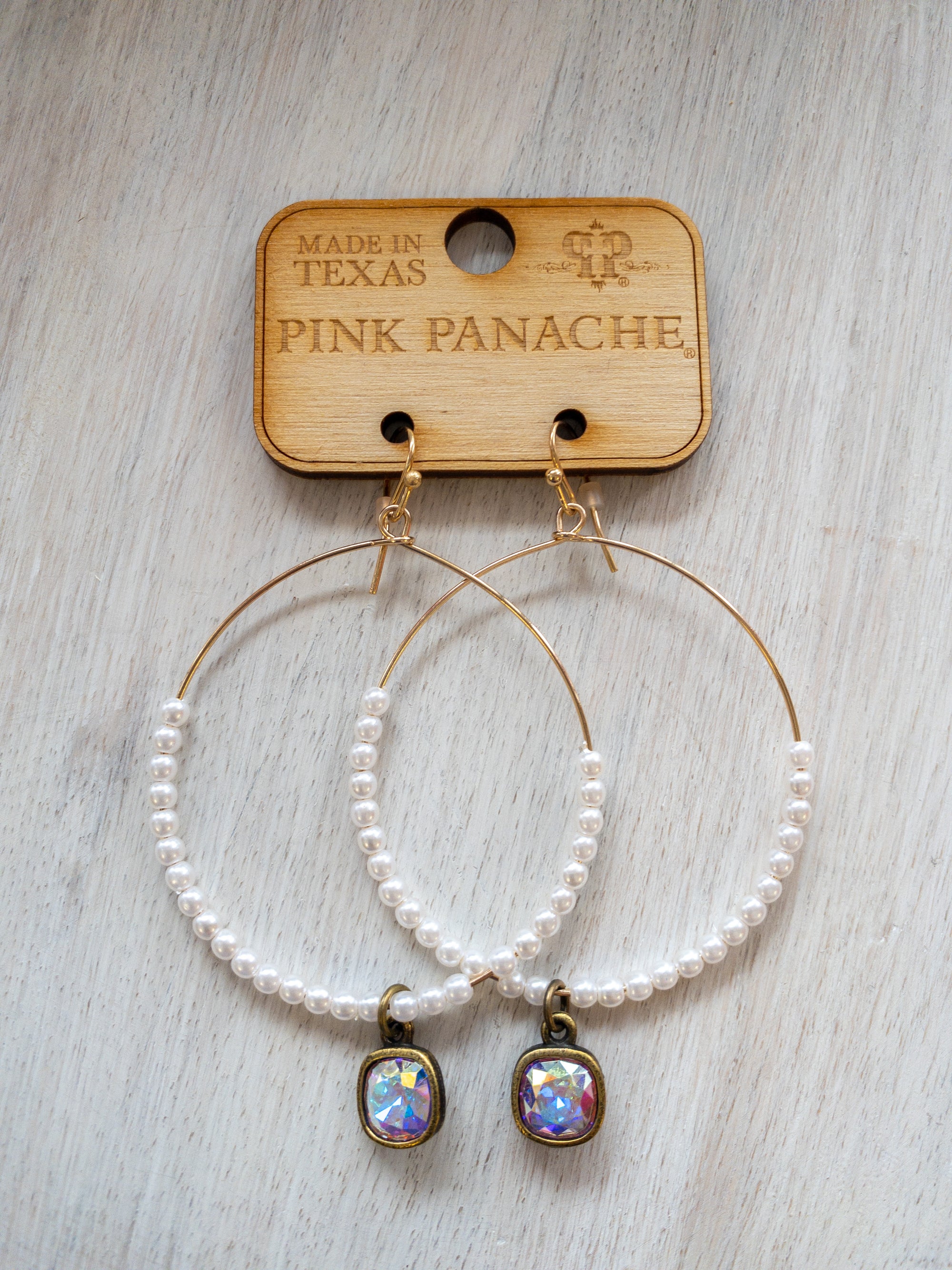 PEARL PINK PANACHE DANGLES