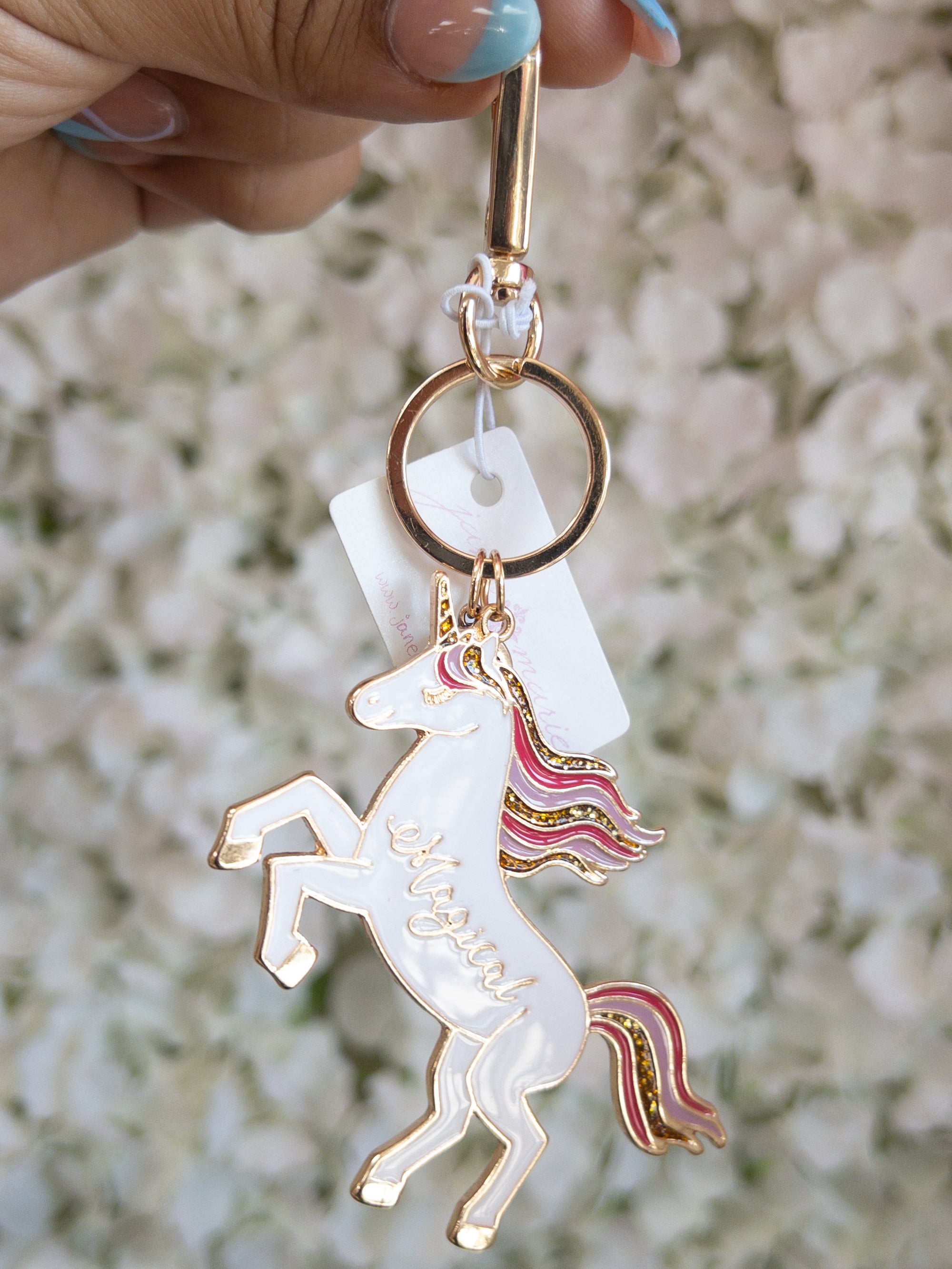 JANE MARIE KEYCHAIN UNICORN