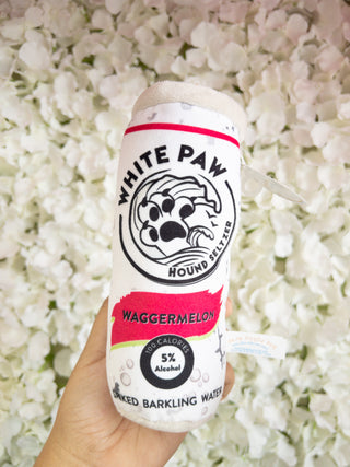 WAGGERMELON WHITE PAW DOG TOY