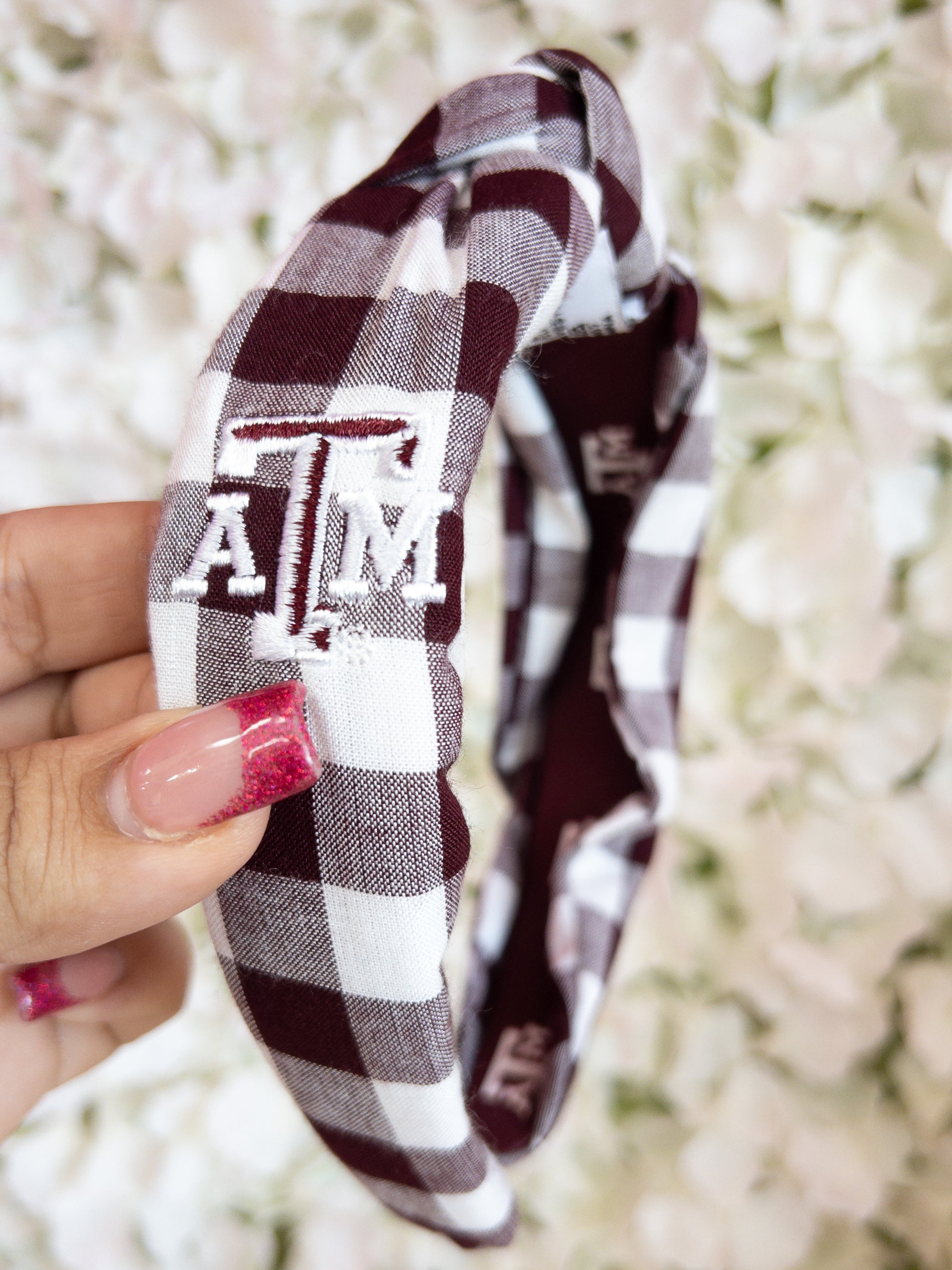 A&M LINDSEY CHECK HEADBAND