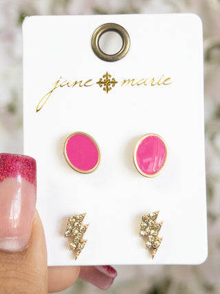KIDS JANE MARIE 2 SET STUDS BOLT