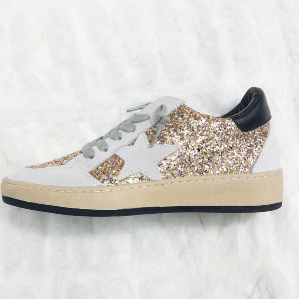 VINTAGE HAVANA KRISTEN GREY/GOLD MIX SNEAKERS - Shop Southern Melon ...