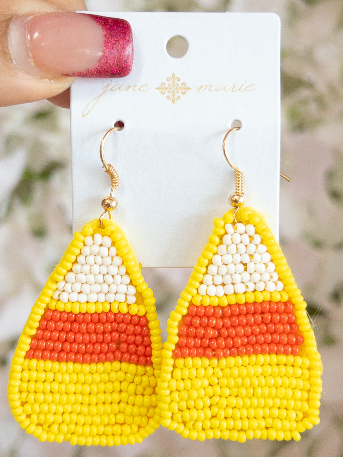 JANE MARIE BEADED CANDY CORN