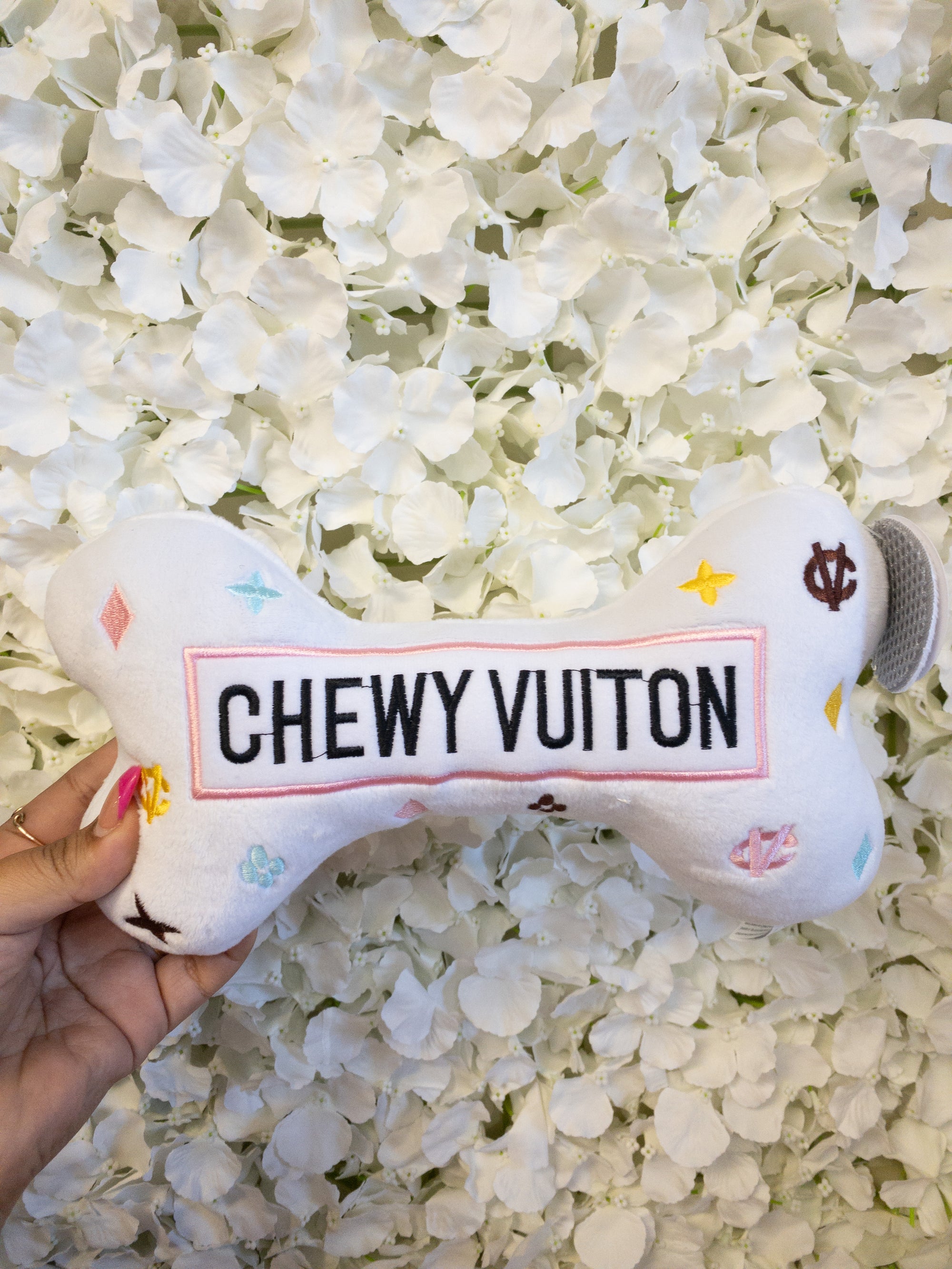LARGE PINK CHEWY VUITTON