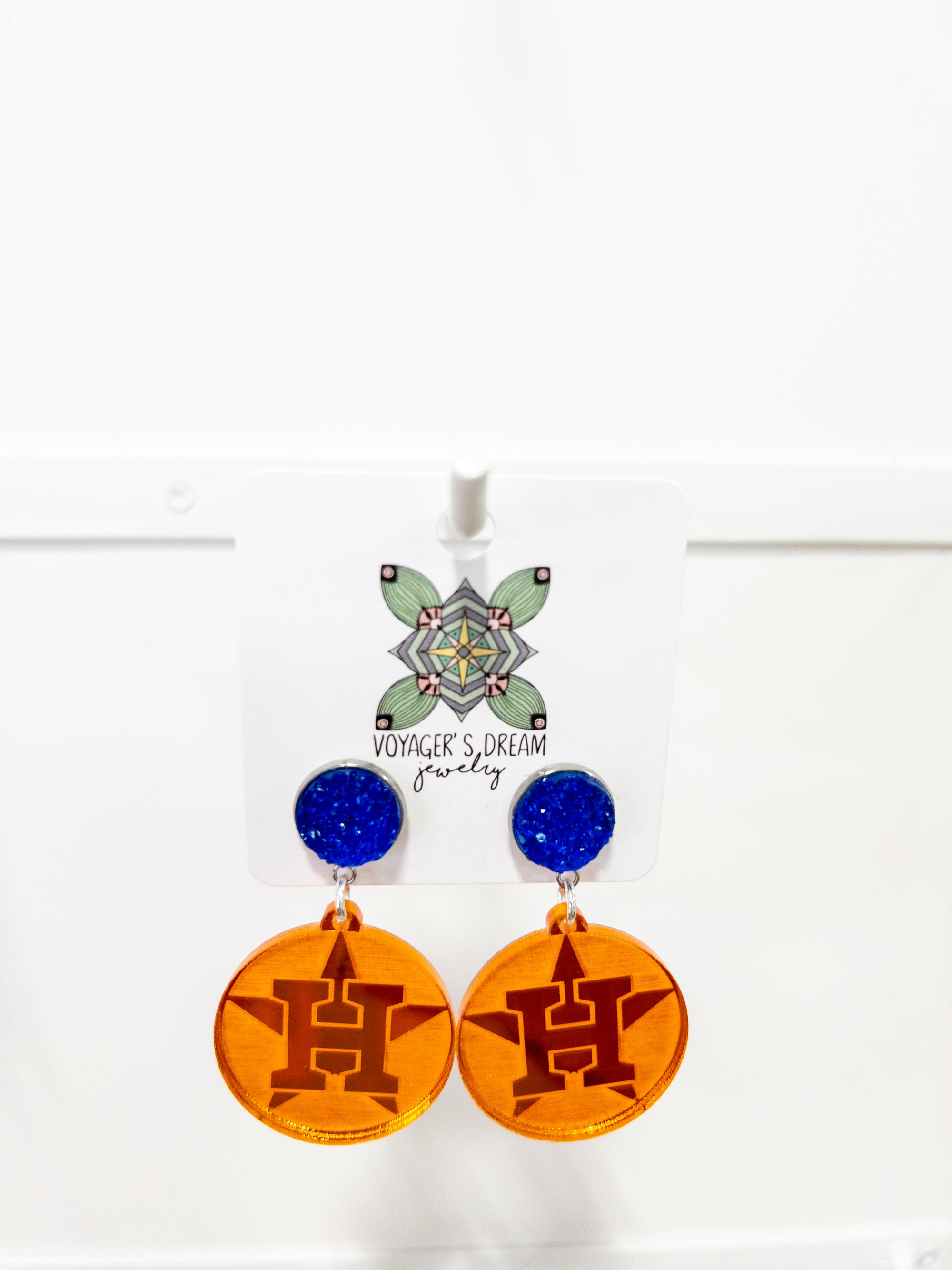 HOUSTON STAR MIRROR EARRINGS SMALL