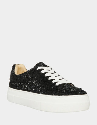 BETSEY JOHNSON SIDNY BLACK SNEAKER