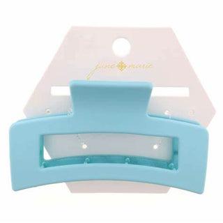 JANE MARIE RECTANGLE HAIR CLIP BLUE