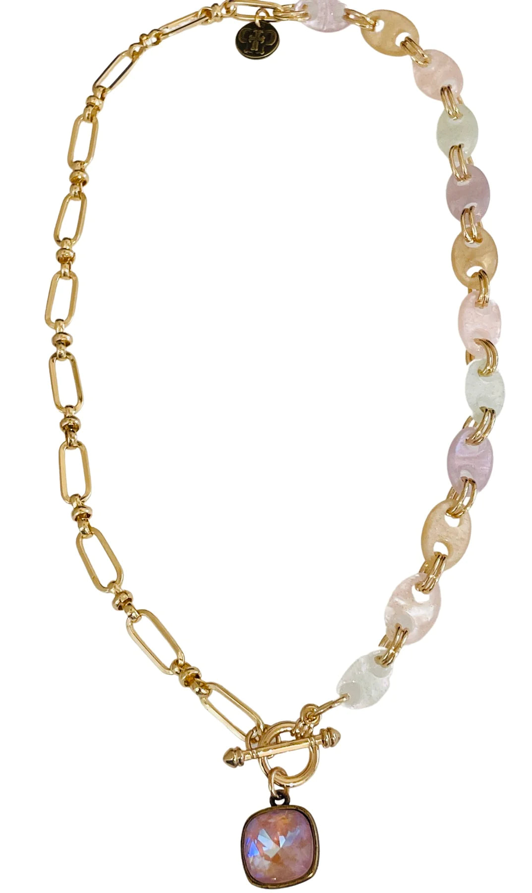 PINK PANACHE GOLD RUSH NECKLACE