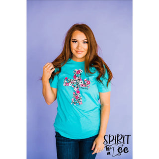 FLORAL CROSS ISAIAH TEE