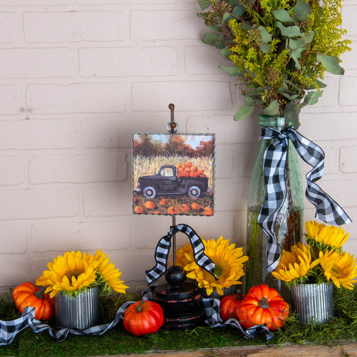 Mini Pumpkin Harvest Truck Print