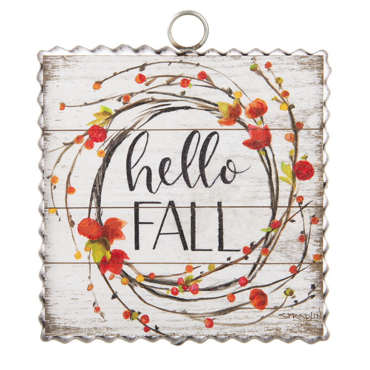 Mini "Hello Fall" Wreath Print